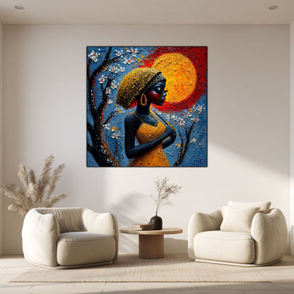 Tablou unicat din sticlă securizată Beyond Origin - No34