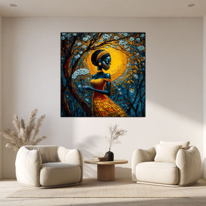 Tablou unicat din sticlă securizată Beyond Origin - No44