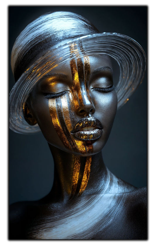 Dark White - Tablou Sticla Securizata - NO31