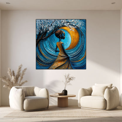 Tablou unicat din sticlă securizată Beyond Origin - No42