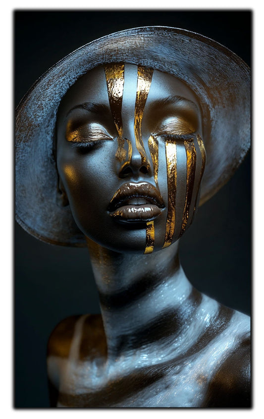 Dark White - Tablou Sticla Securizata - NO33