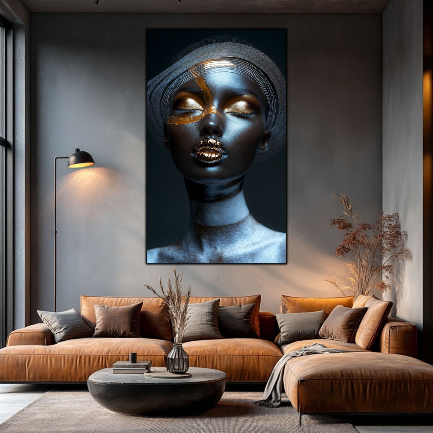 Dark White - Tablou Sticla Securizata - NO42