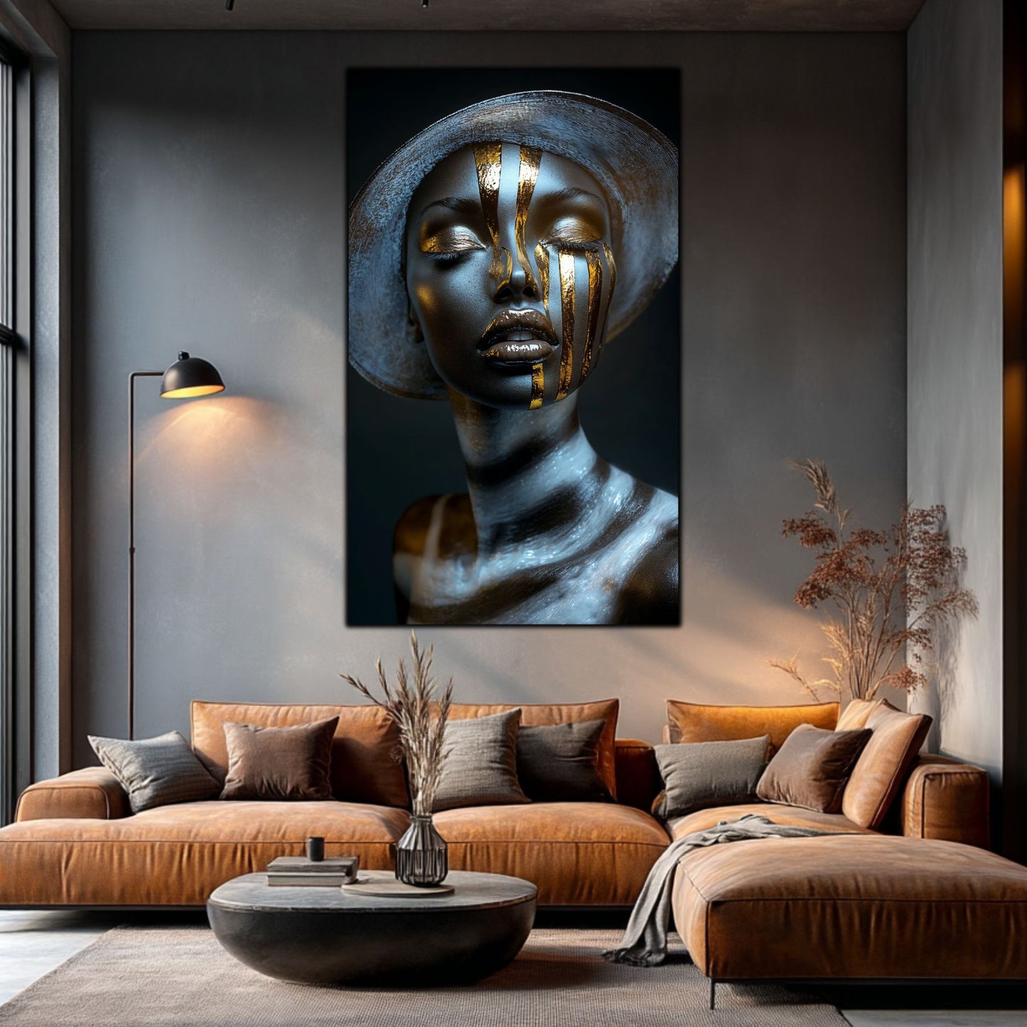 Dark White - Tablou Sticla Securizata - NO33