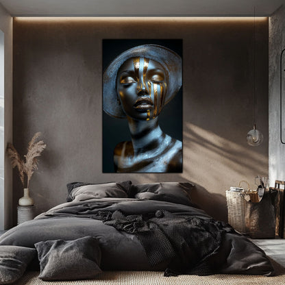 Dark White - Tablou Sticla Securizata - NO33