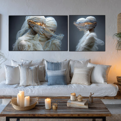 Set 2 Tablouri Decorative Premium - „Fractured Dream” - No10