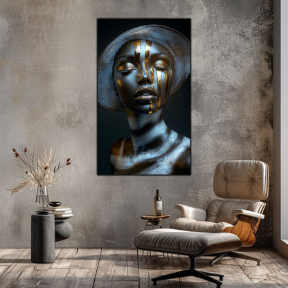 Dark White - Tablou Sticla Securizata - NO33