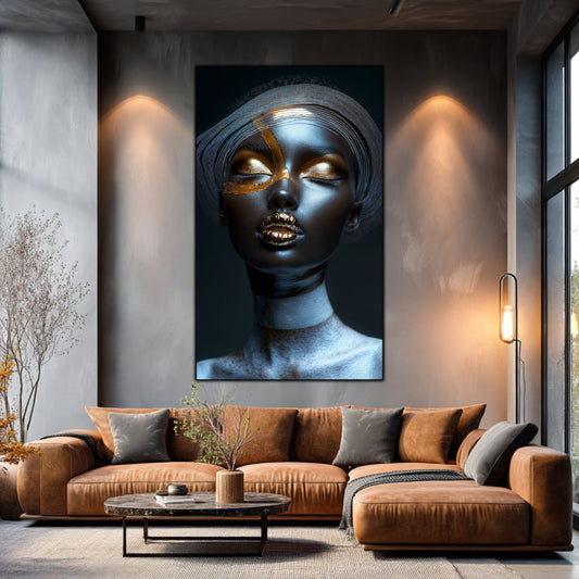 Dark White - Tablou Sticla Securizata - NO42