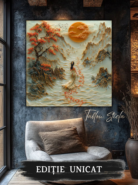 Tablou Sticla - Silk Road - 07