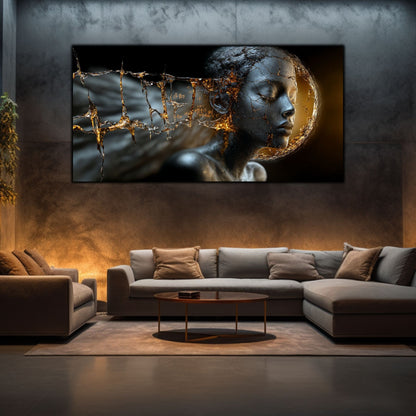 Tablou Sticla Securizata - Broken Mind 25
