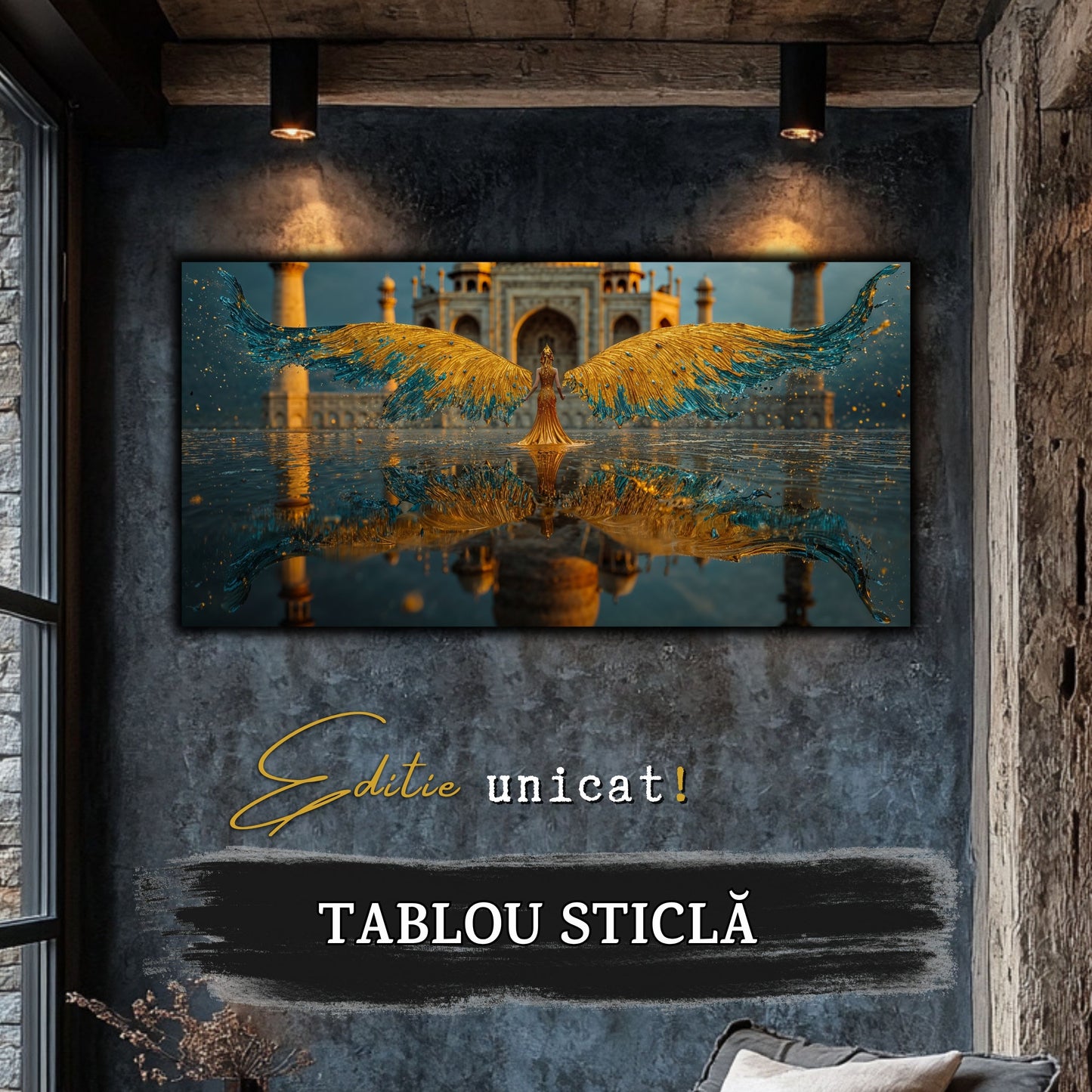 Tablou unicat pe sticla securizata - The Lost Temple - No 08