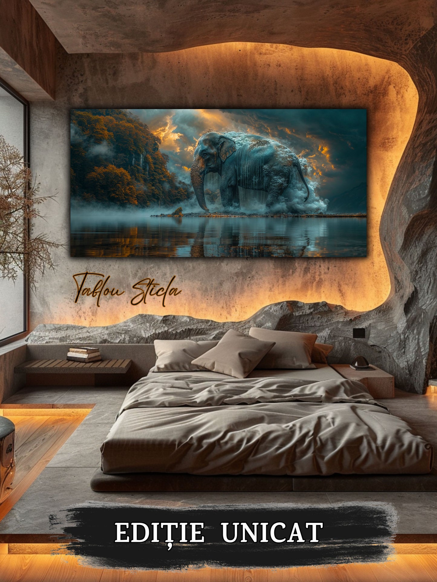 Magnific Titan - Tablou Sticla Securizata - 16