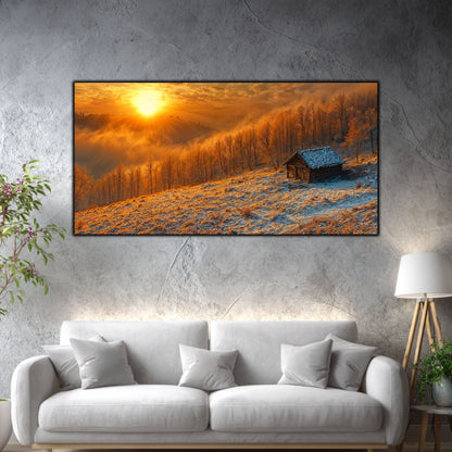 Tablouri Moderne Sufragerie – The Winter Sun | The Long Way Home