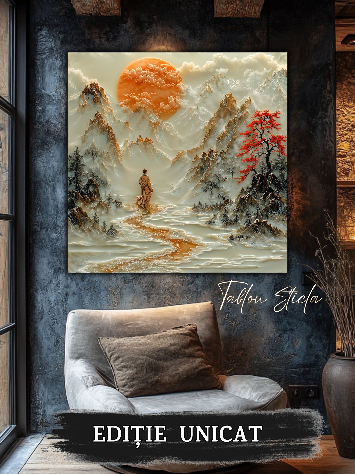 Tablou Sticla - Silk Road - 10