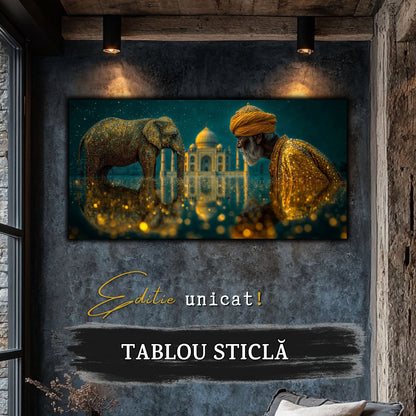 Tablou unicat pe sticla securizata - The Lost Temple - No 01