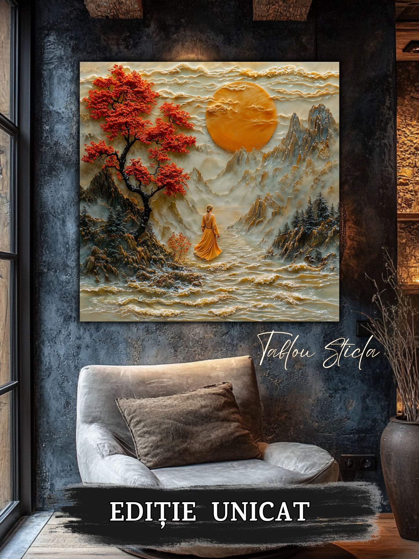 Tablou Sticla - Silk Road - 11