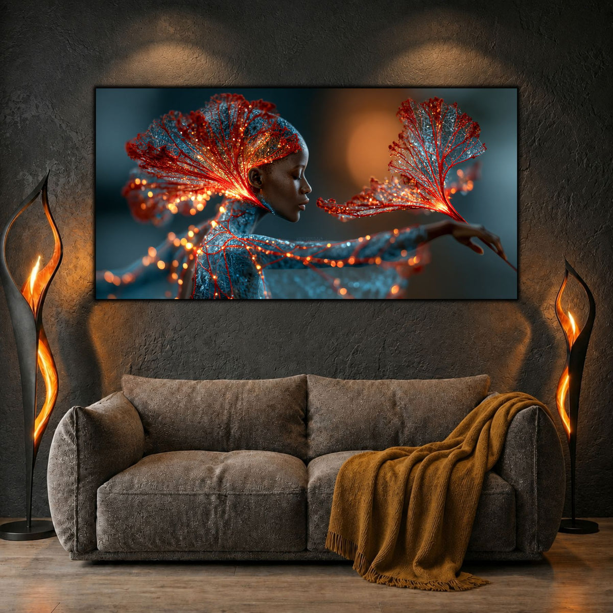 Tablou Abstract Living – Where the Fire Turns