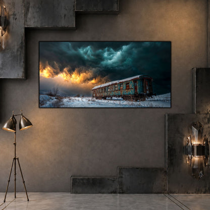 Tablou living elegant – Carriage of Ash | The Long Way Home