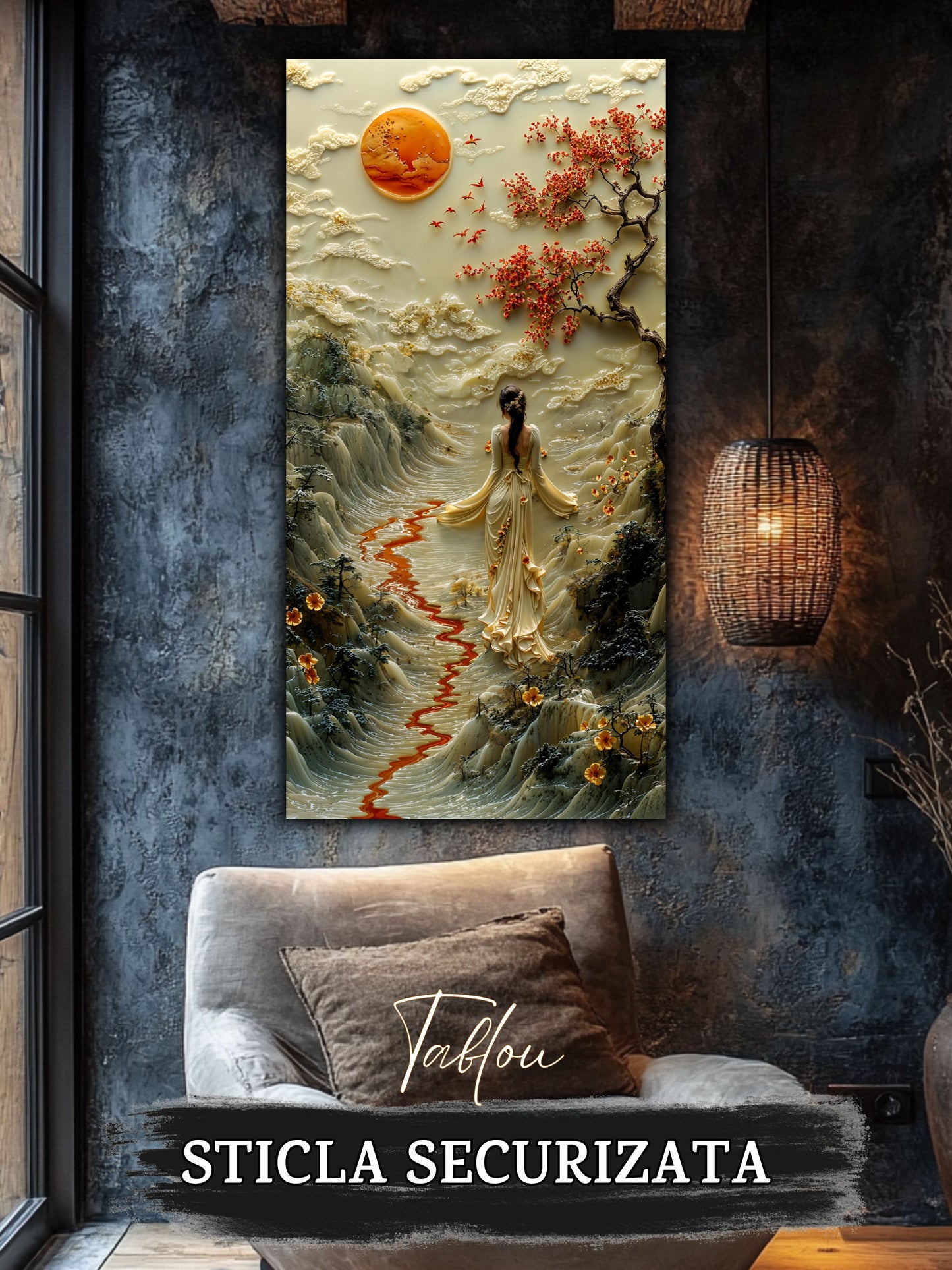 Tablou Sticla - Silk Road - 18