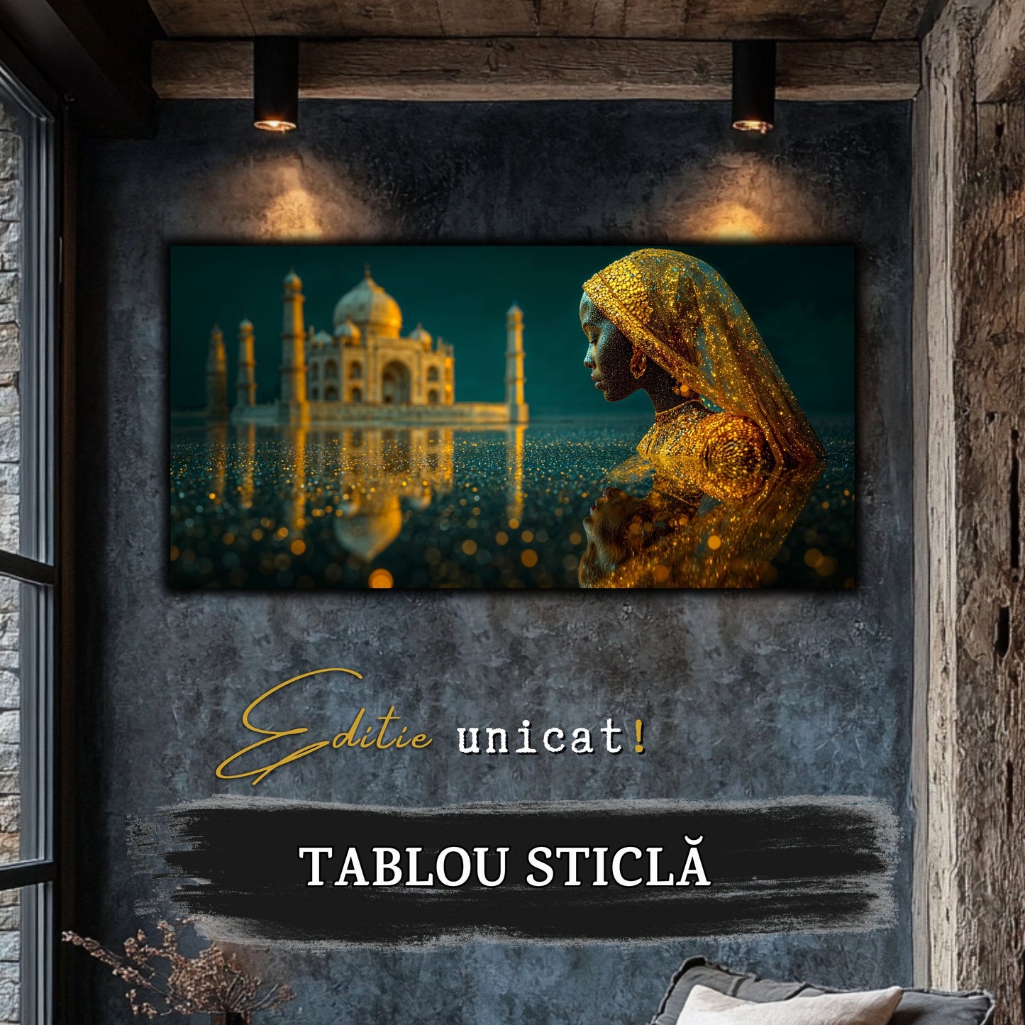 Tablou unicat pe sticla securizata - The Lost Temple - No 06
