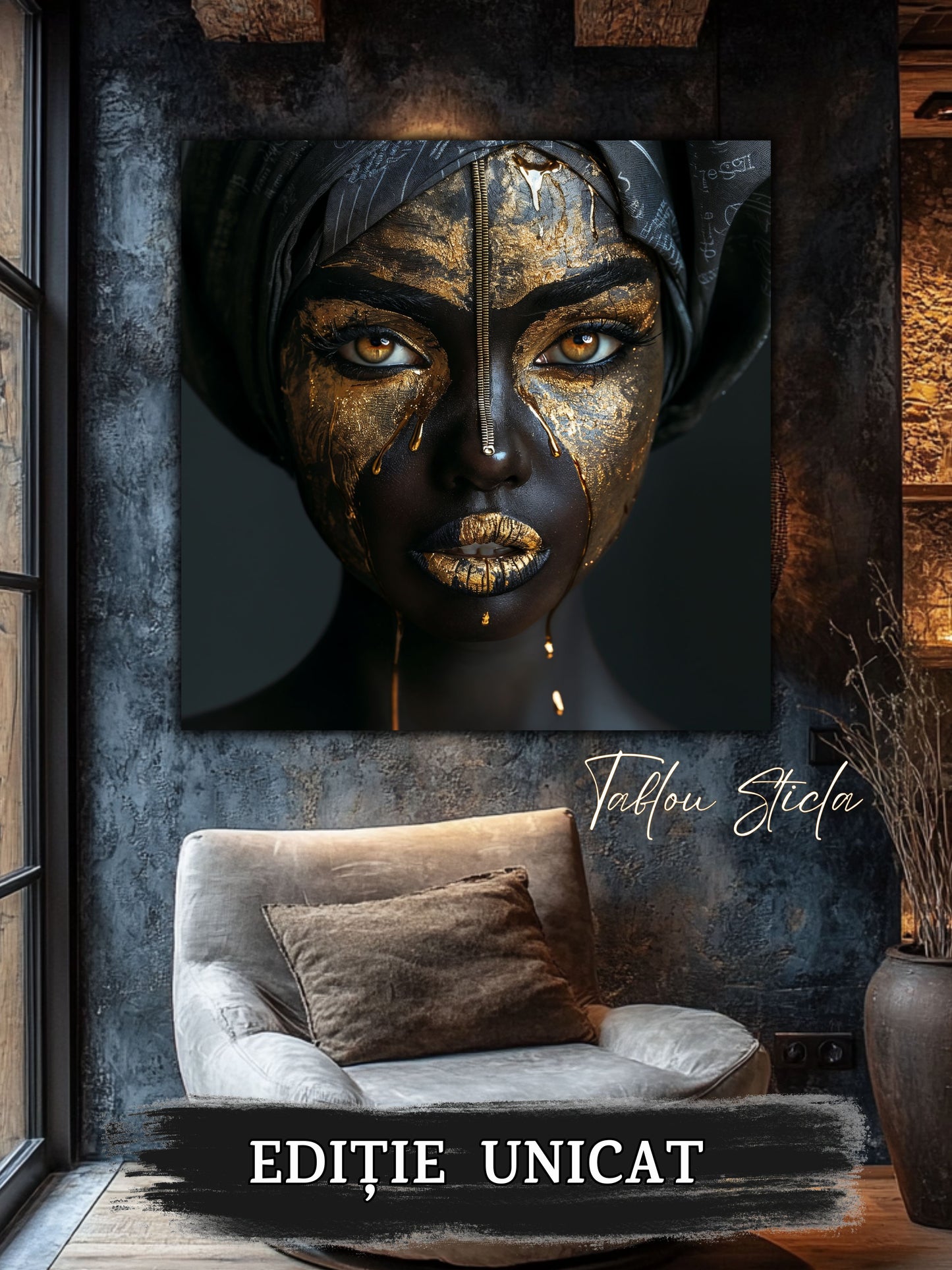 Dark Zen - Tablou Sticla Securizata - 09