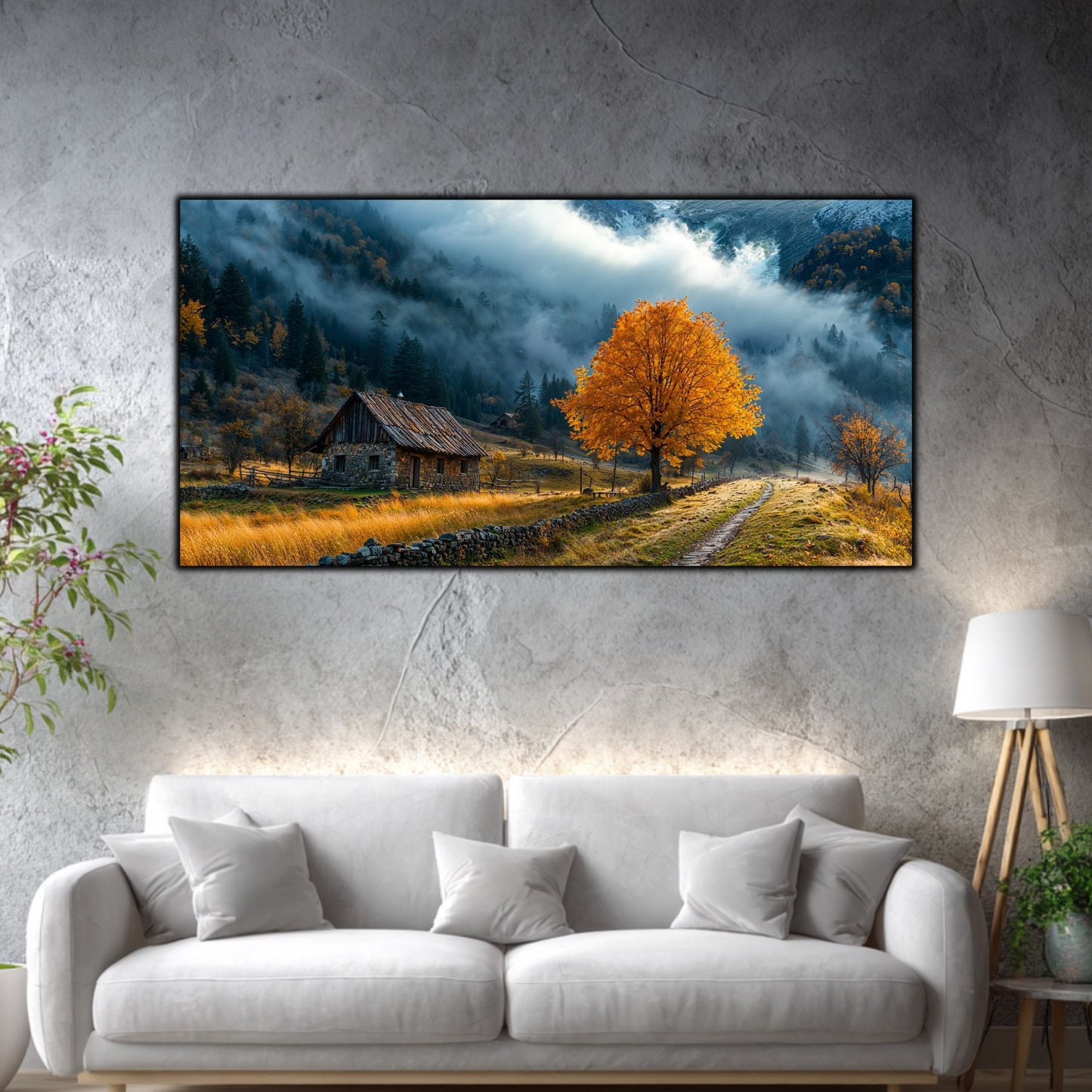 Tablouri Moderne Sufragerie – The Road Beside the Tree | The Long Way Home