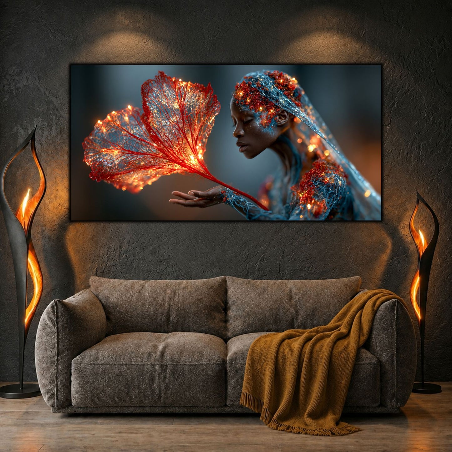 Tablou Abstract Living – A Hand Toward Light