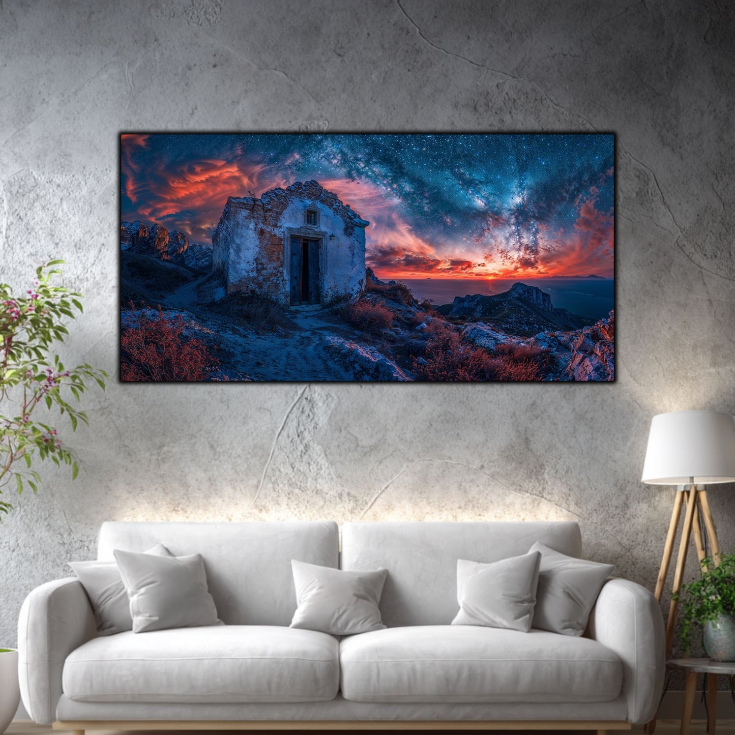 Tablouri Living Sticlă – The House Beneath Stars | The Light We Encounter