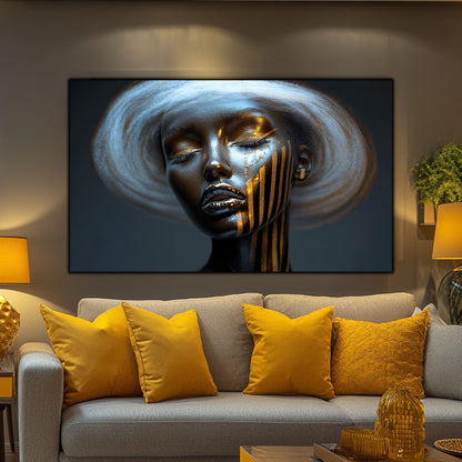 Dark White - Tablou Sticla Securizata - NO27