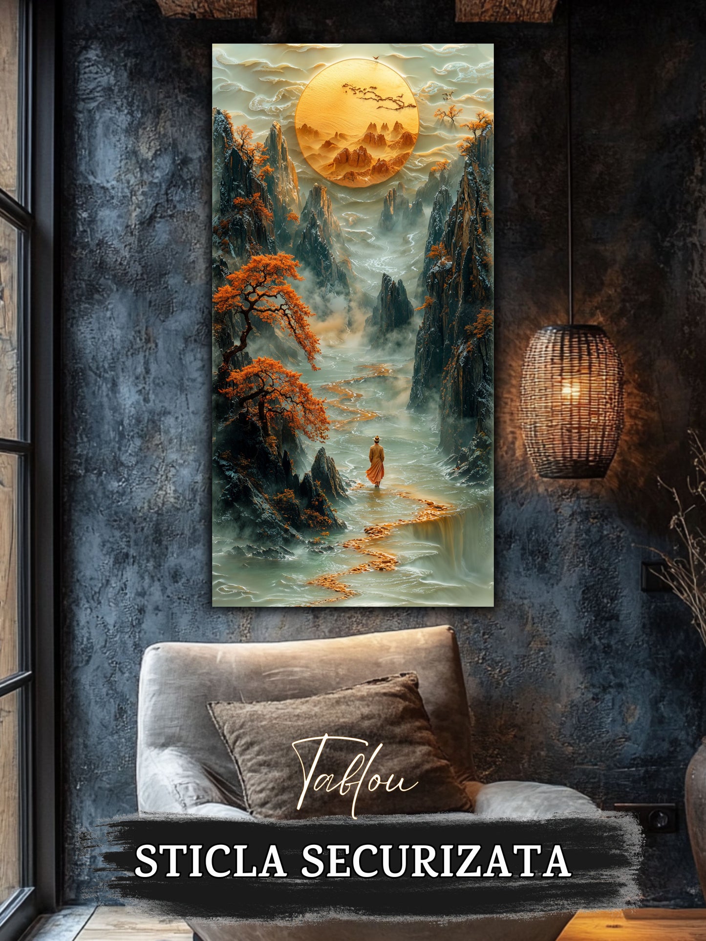 Tablou Sticla - Silk Road - 24
