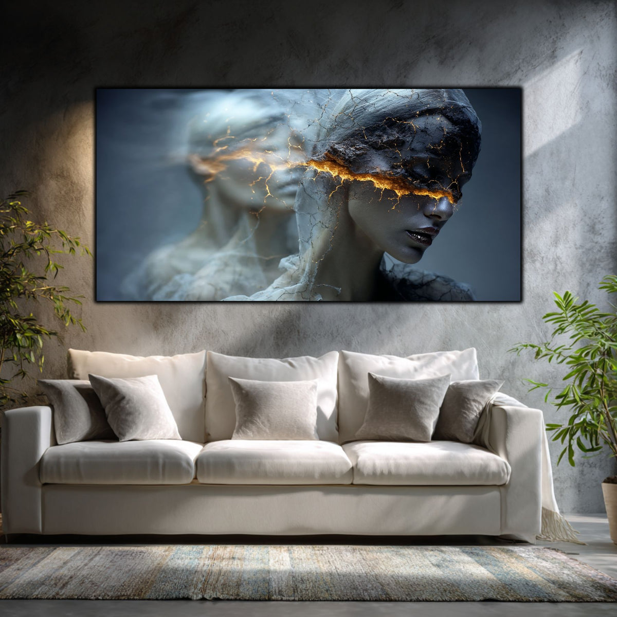 Tablou Living Modern – Privirea mistuită