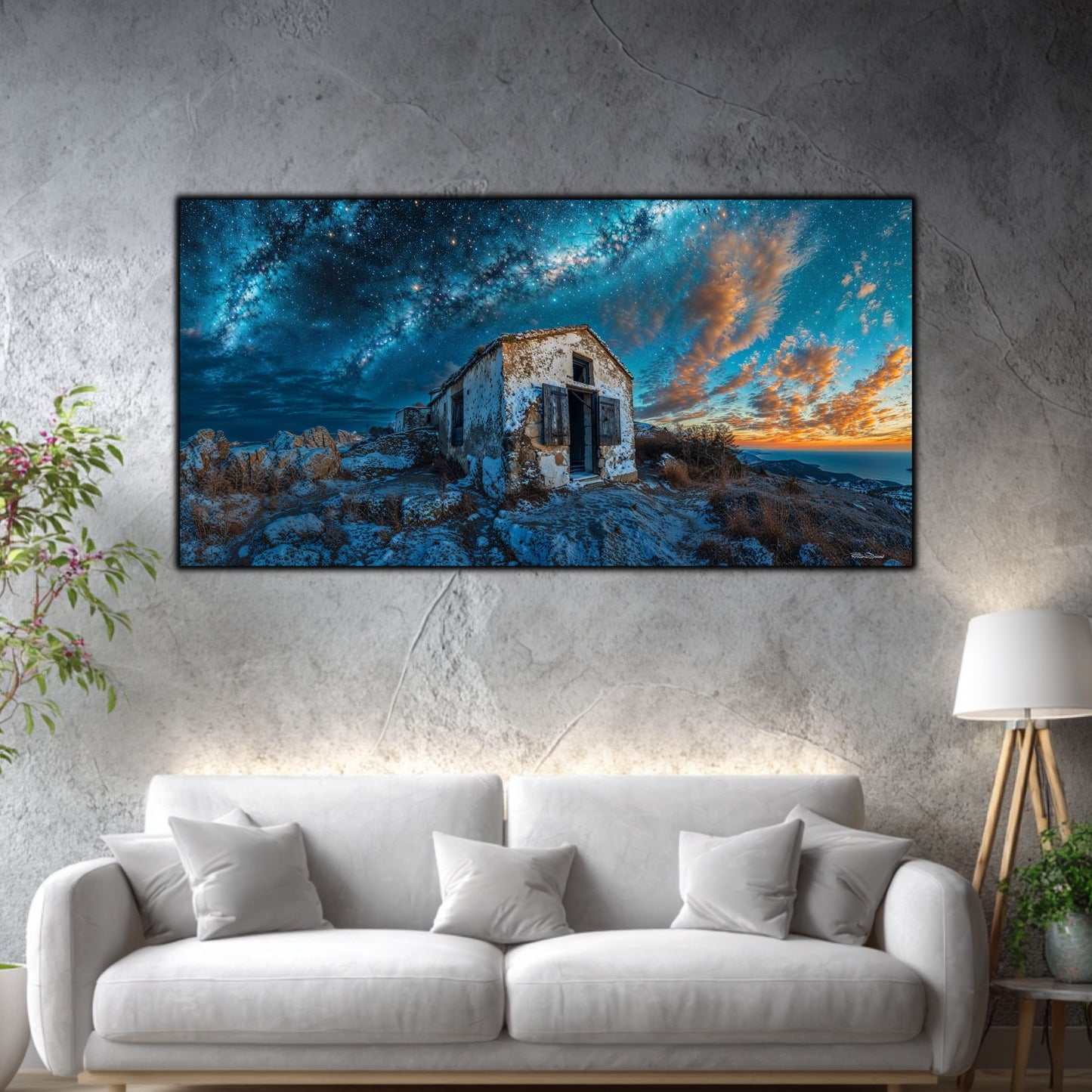 Tablouri Living Sticlă – The Weathered Shelter | The Light We Encounter