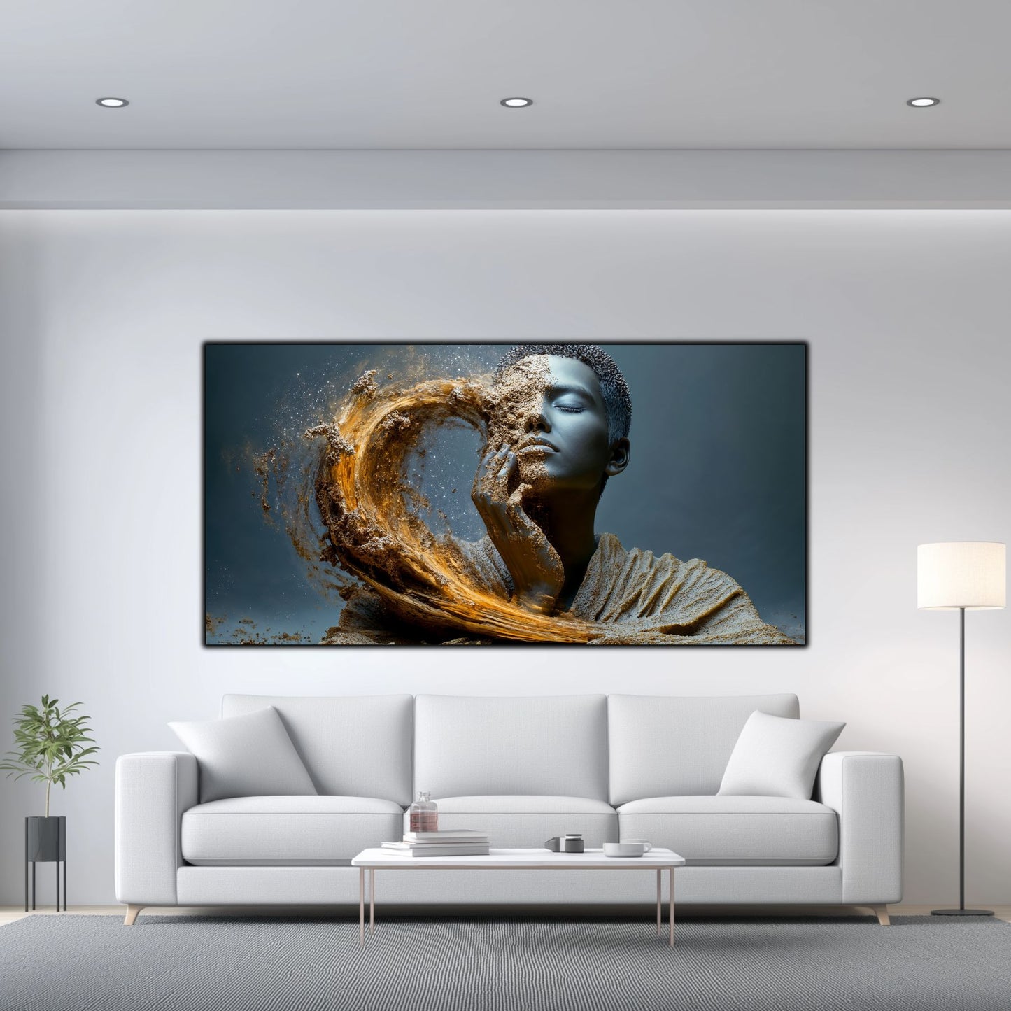 Tablou Decorativ pe Sticla Securizata – Ideal pt Dormitor si Living - Beyond Stardust No37
