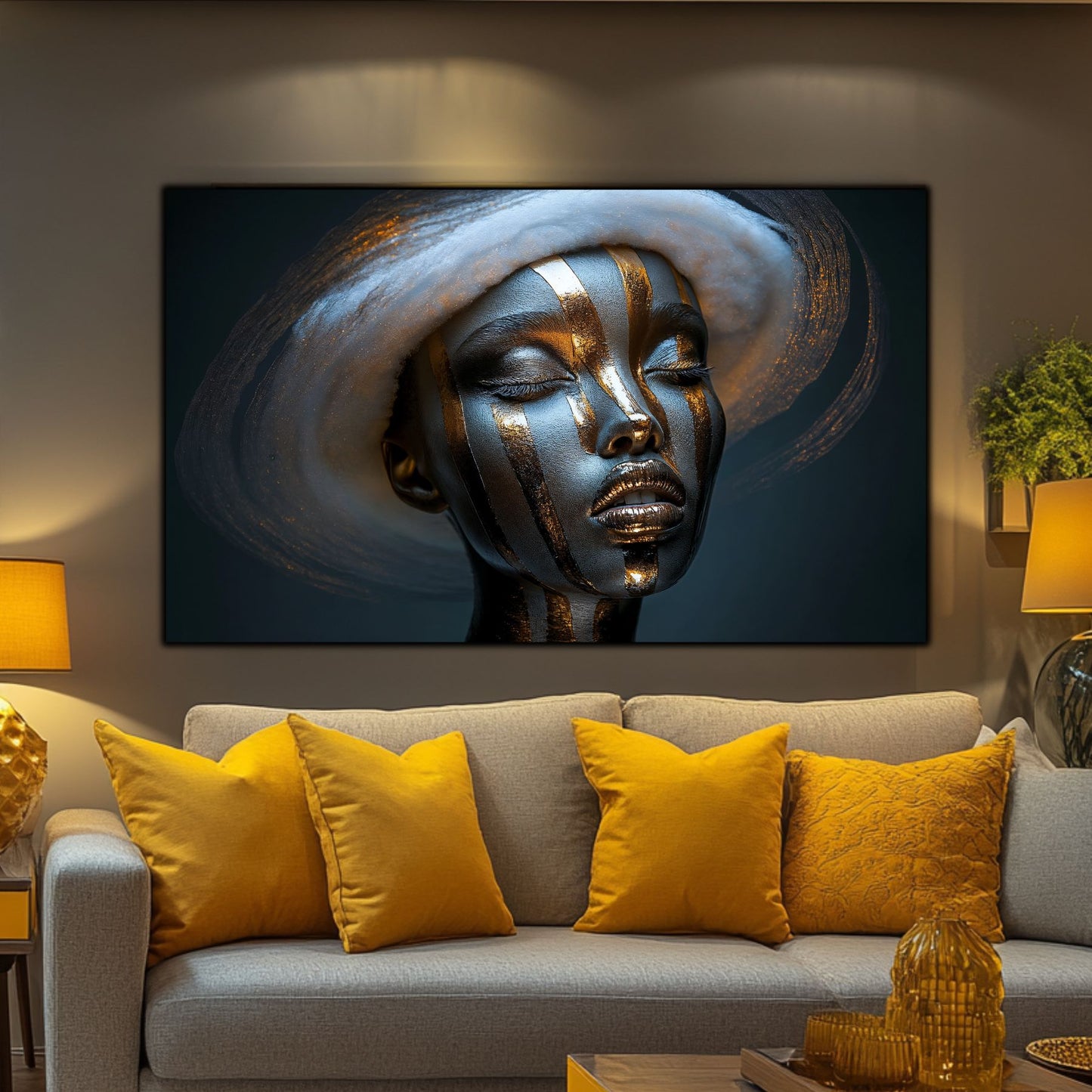 Dark White - Tablou Sticla Securizata - NO22