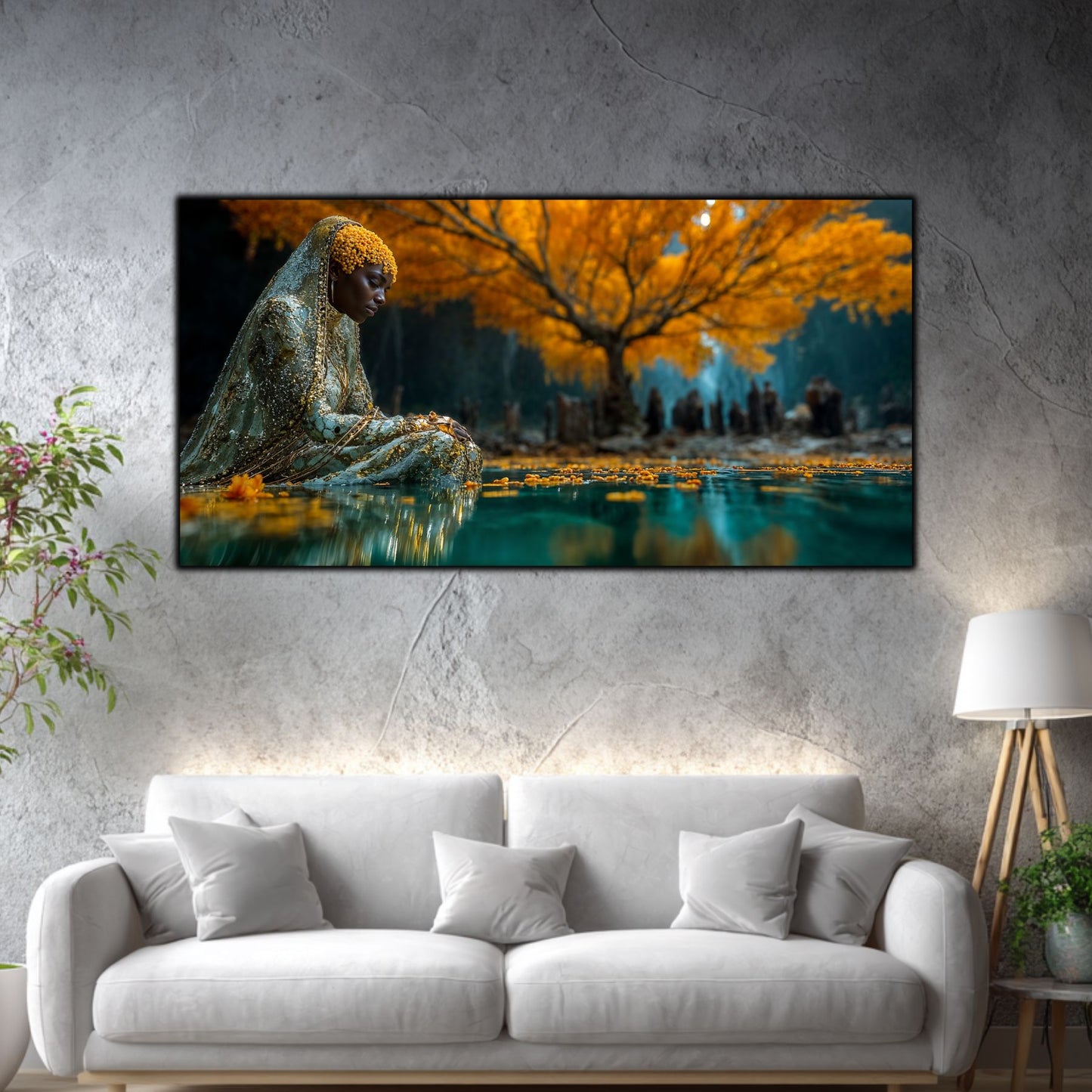 Tablouri Living Sticlă – The Silent Guardian | The Light We Encounter