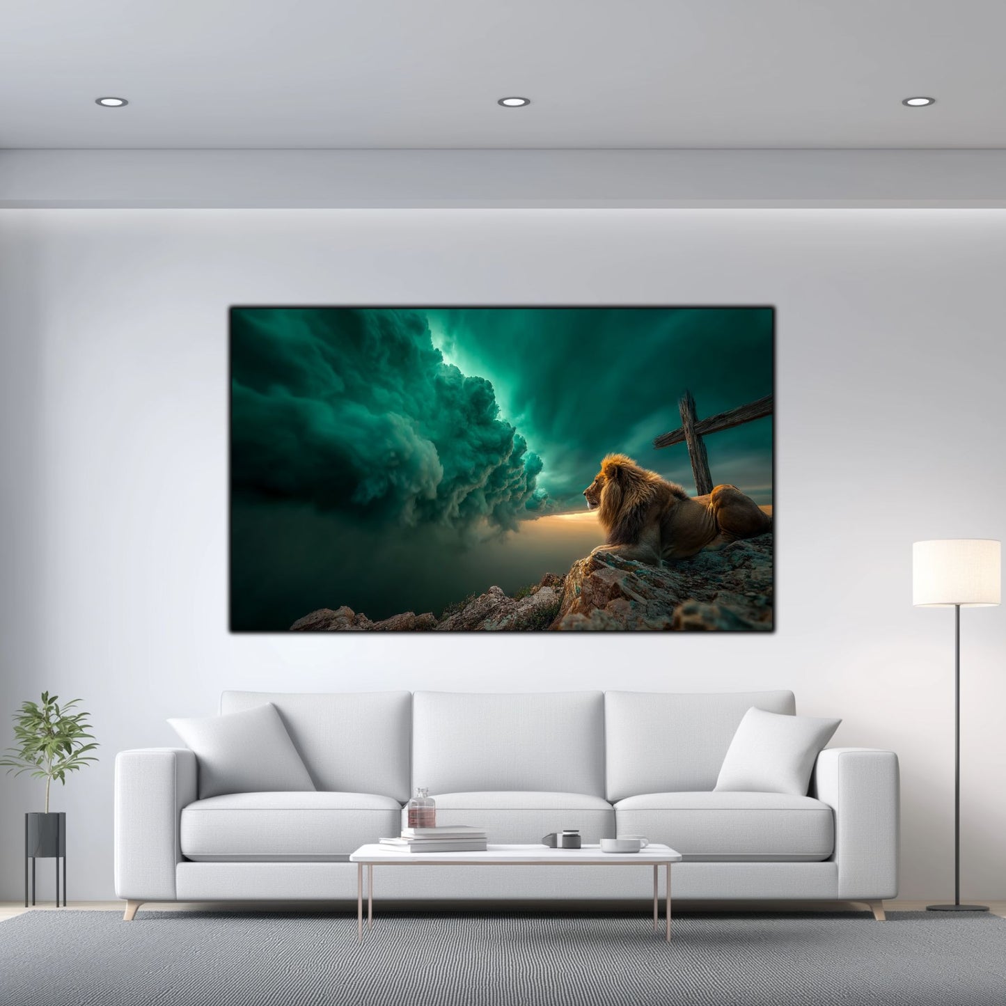 Tablou Decorativ Modern - Print UV pe Sticla - „Sacred Modernities” - No21