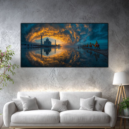 Tablouri Living Sticlă – Palace in the Water | The Light We Encounter