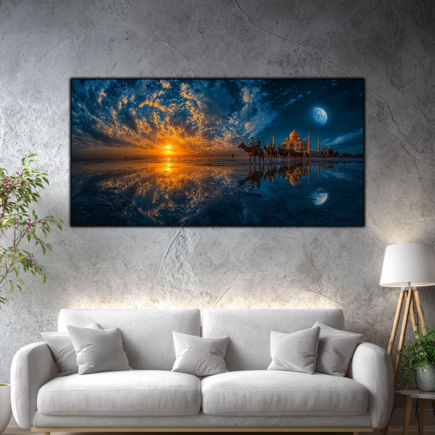 Tablouri Living Sticlă – Sun Beyond the Tide | The Light We Encounter