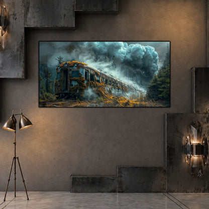 Tablou living elegant – The Train That Stayed | The Long Way Home
