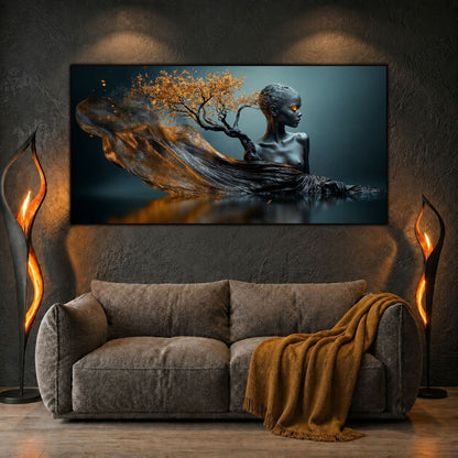 Tablou living Arborele Purtat de Ape
