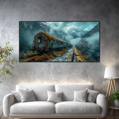 Tablouri Moderne Sufragerie – The Carriage in the Mist | The Long Way Home