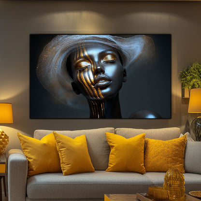 Dark White - Tablou Sticla Securizata - NO24