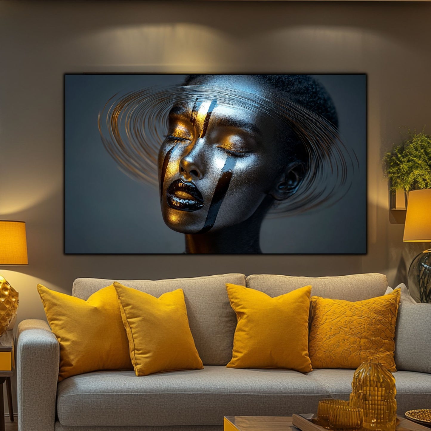 Dark White - Tablou Sticla Securizata - NO28