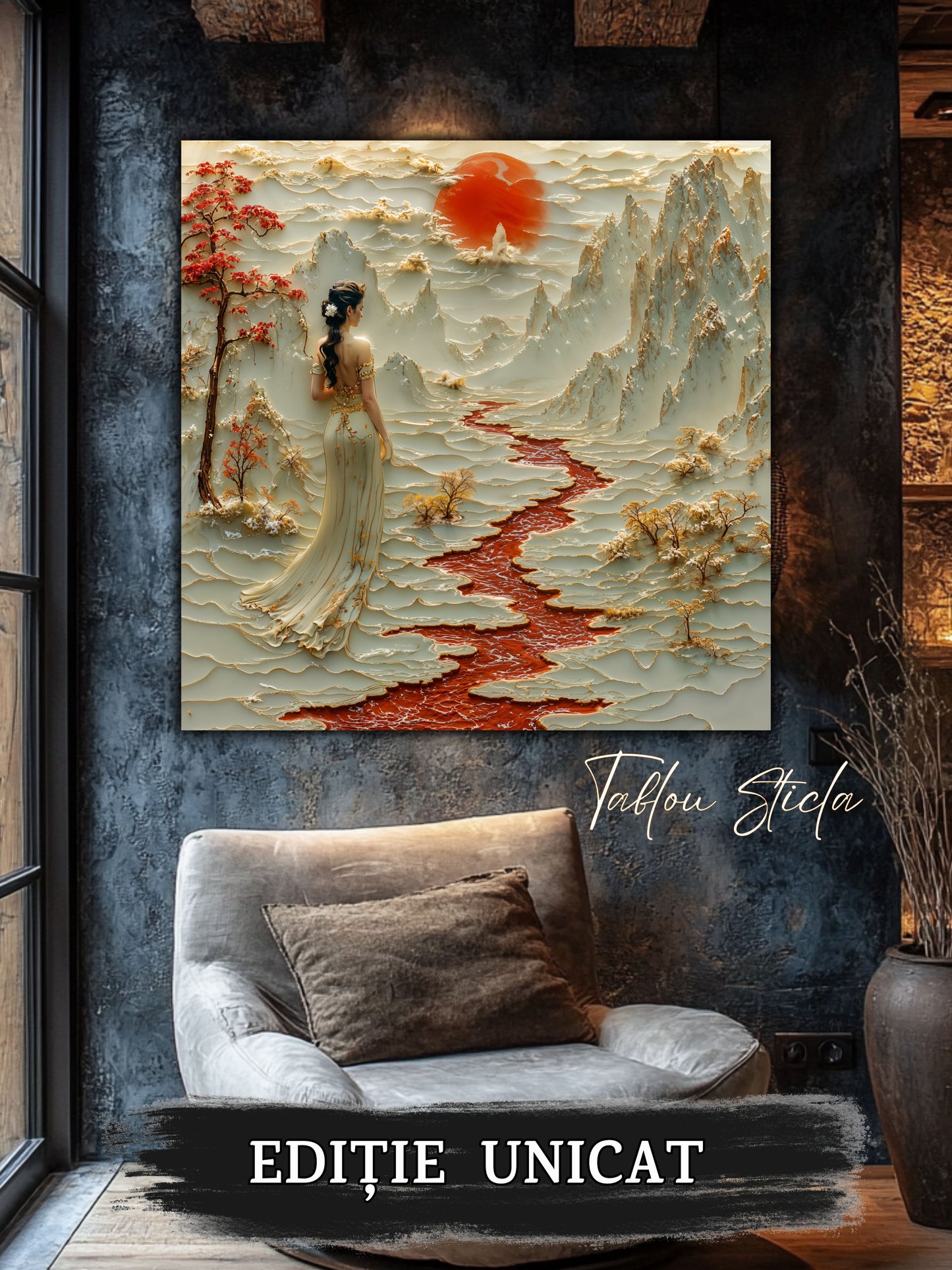 Tablou Sticla - Silk Road - 12