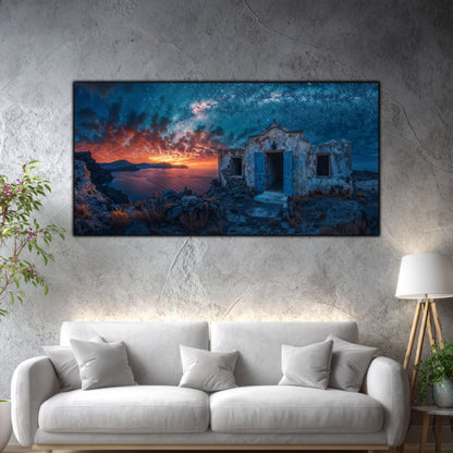 Tablouri Living Sticlă – Ember Ruins | The Light We Encounter