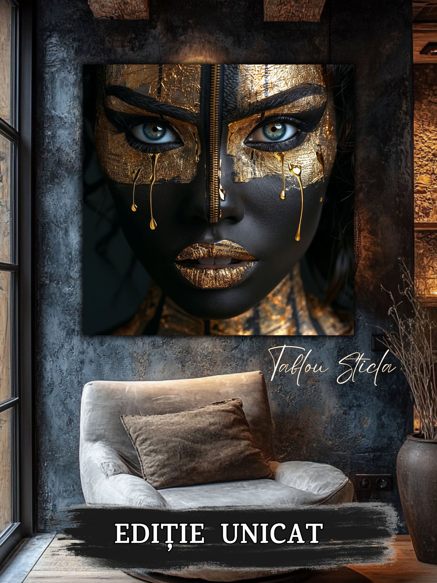 Dark Zen - Tablou Sticla Securizata - 05