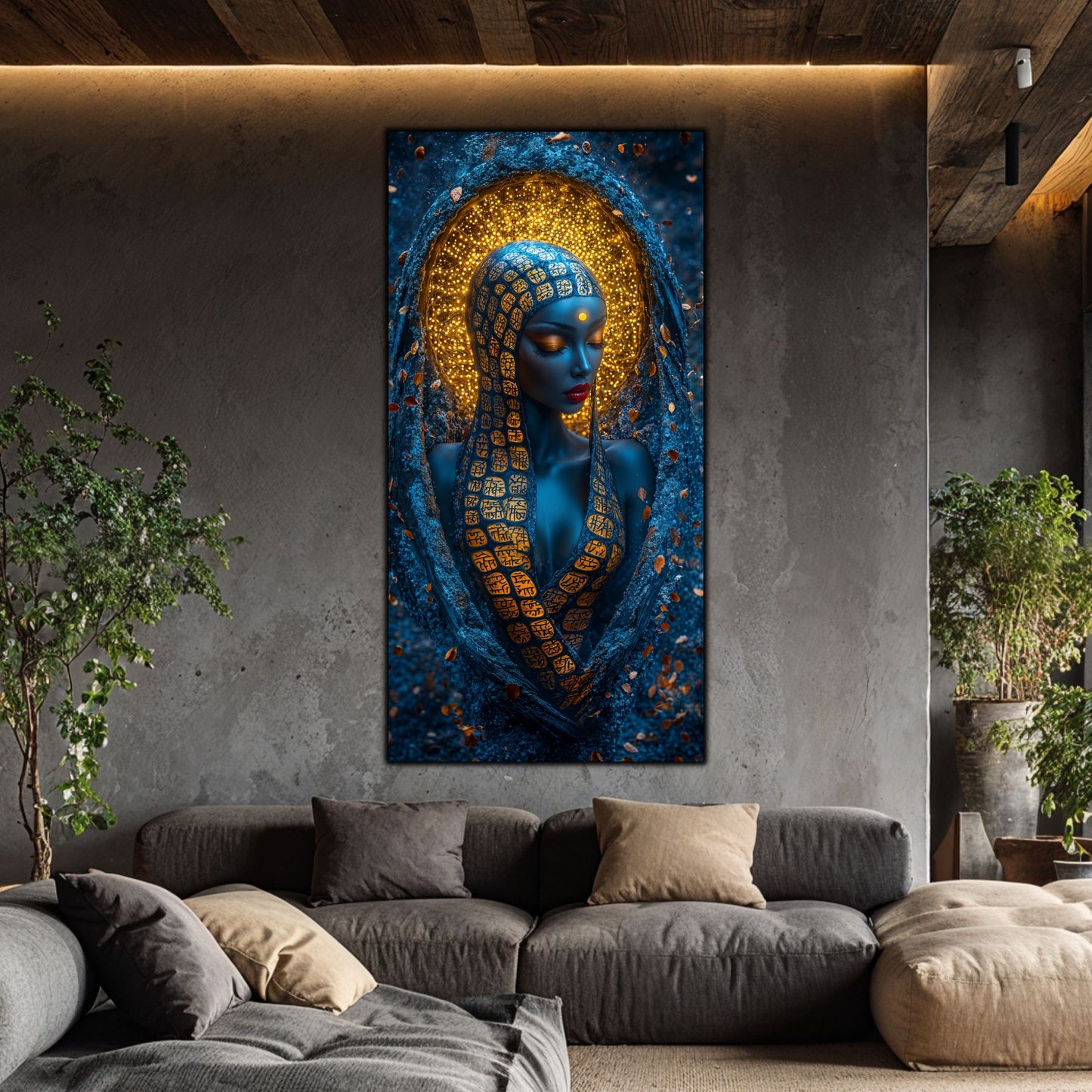 Tablou unicat din sticlă securizată Beyond Creation - No25