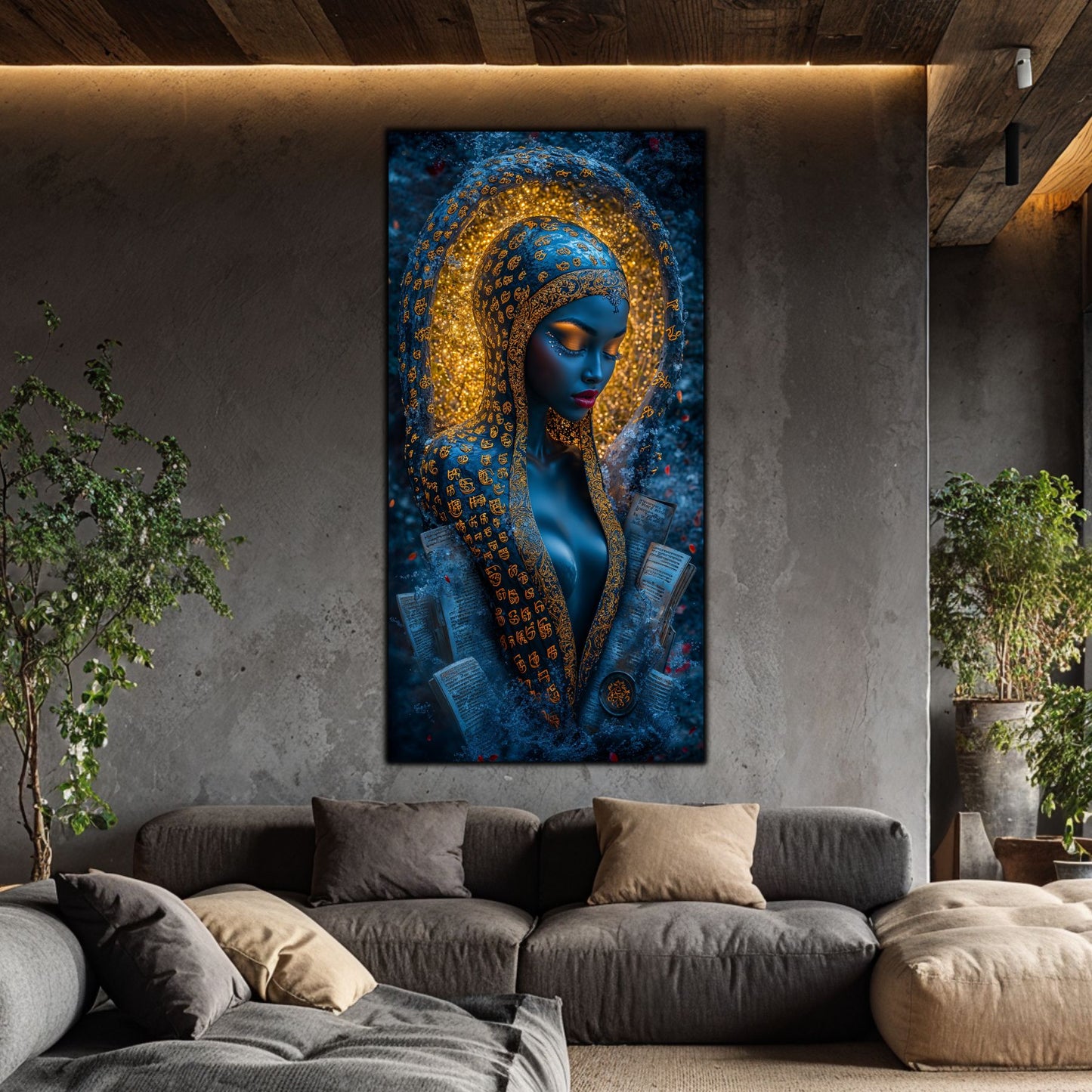 Tablou unicat din sticlă securizată Beyond Creation - No28