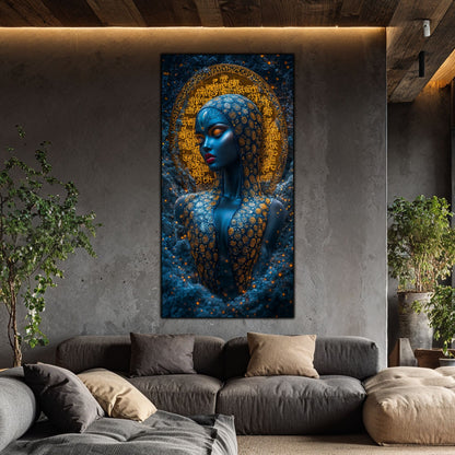 Tablou unicat din sticlă securizată Beyond Creation - No24