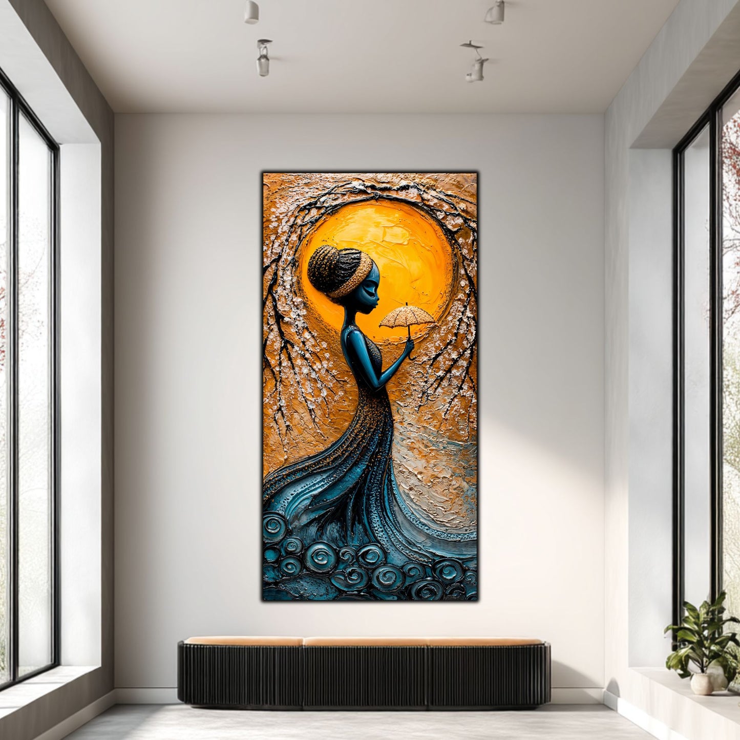 Tablou unicat din sticlă securizată Beyond Origin - No19