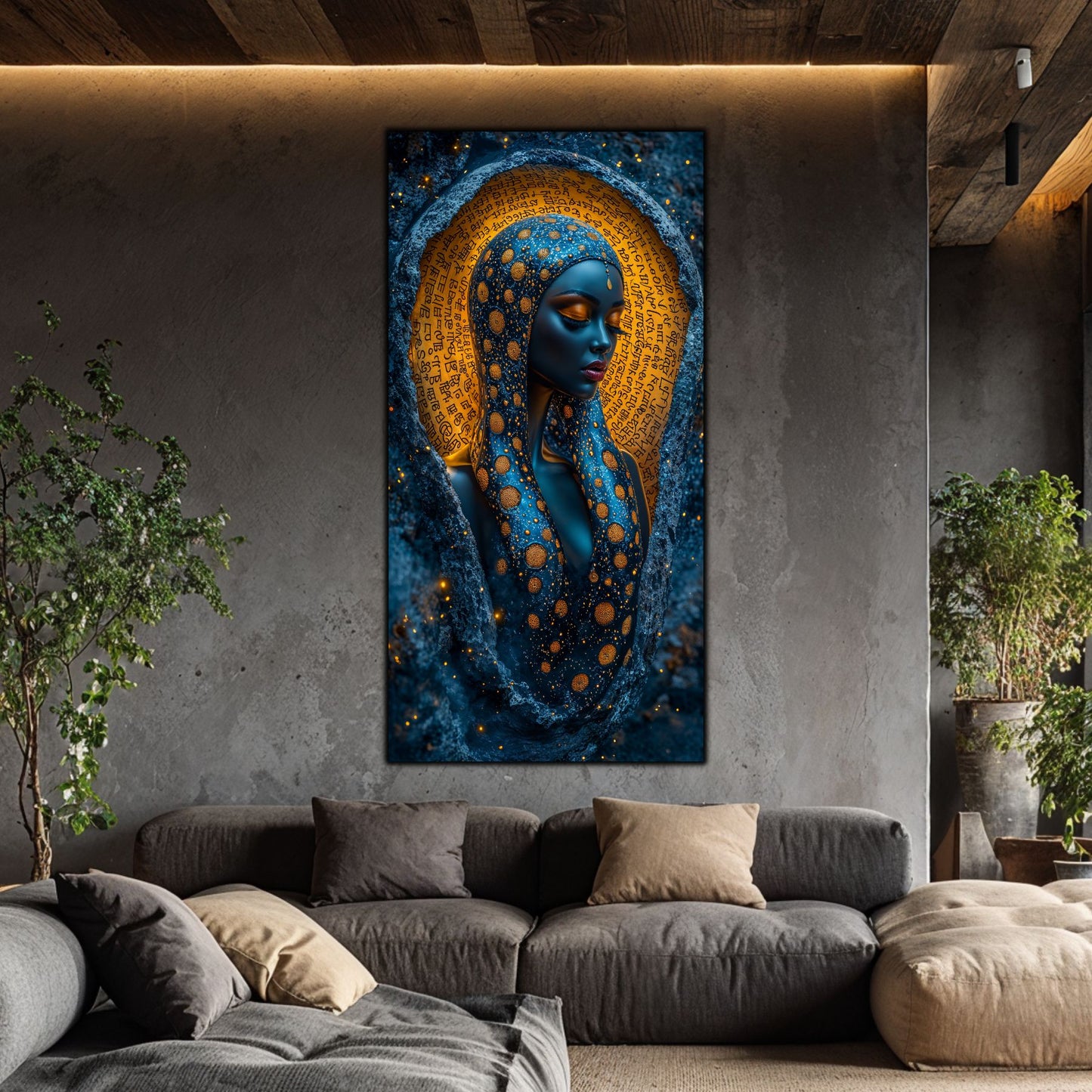 Tablou unicat din sticlă securizată Beyond Creation - No22